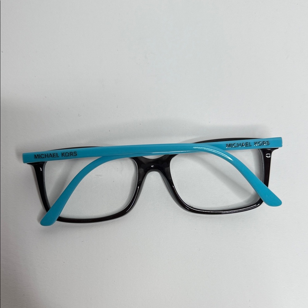 Michael Kors Chocolate Frames with Blue Temples - Picture 6 of 7